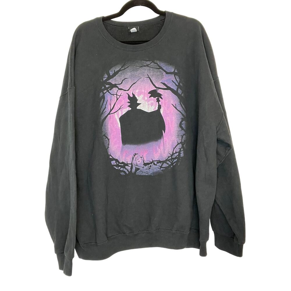 Disney Maleficent Fog Sleeping Beauty Sweatshirt Womens 3XL